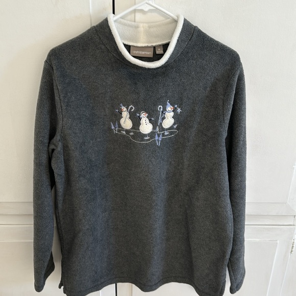 Snowman Detail Fleece - Picture 3 of 5